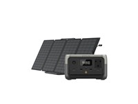 Ecoflow River 2 Portable Power Station Solar Kit (Kit Includes:1 X Ecoflow River2 - 1 X 100W Cinco Solar Panel - 5M Solar Cable 4mm BK & RD - 1 x XT60 Battery Connector 2P 60A M/F - 1 x MC4 Solar Connector Male/Female [ECOFLOW RIVER 2 SOLAR KIT]