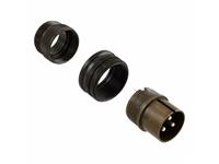 Circ Con MIL-DTL-5015 Style Scw Lok Cable End Plug Optional Cabl Clamp 3 Pol #8Cont. Male Soldr. 46A 500VAC/700VDC (MS3106A20-19P)(97-3106A-20-19P) [XY3106A-20-19P]