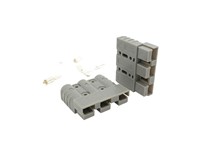 50A/600V 3 Pole Crimp Connector Grey come with Rubber Seals [SB50/3-ECN GY]
