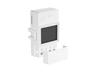 WiFi Smart Switch (20A) with LCD for Energy Monitoring. Track Power, Current, Voltage, and cumulative power consumption of your appliances in Real-Time on the LCD Screen. Can be mounted on a DIN Rail [SONOFF ENERGY MONITOR POWR320D]