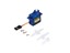 Micro Servo 9G. SG90- 0.1SEC/60Deg-Stall Torque:1.8KG/CM(4.8V); 2.2KG/CM(6.0V). Continuous Rotation [BDD SG90 SERVO 360D HIGH QUALITY]
