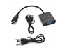 HDMI-VGA Conversion Cable with Audio Output and no Additional Power Source Required [XFF HDMI-VGA CONVERTOR + AUDIO]