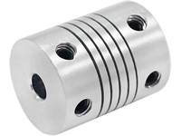 D19L25 Aluminum Flexible Coupling 6x10mm [HKD SHAFT FLEXIBL COUPLER 6X10MM]