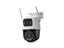 IMOU Cruiser Dual 2 Full Color Outdoor Pan & Tilt Camera 5MP Fixed Lens & 5MP PT Lens, 3.6mm Lens, 30M IR, 1x100Mbps Ethernet Port, IMOU Sense, IMOU APP:iOS, Android, Built-In Mic & SPKR, AI Human & Vehicle Detection, 8xDig/Zoom, 12VDC 1A [IMOU IPC-S7XEP-10M0WED 3.6MM]