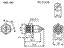 Round Flat Key Switch • Form : SPST-0-1 • 1A-125VAC [IGS1091B-1]