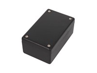Polystyrene Enclosure 105X66X45 Blac Heavy Duty [1594CBK]