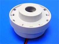 Piezo Buzzer Round • White • 12VDC • 35mA • 105dB / 30cm • Leadwire • 2900Hz • φ45mm x 26mm • Single Tone [DB-E38]