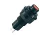 Panel-Mount Push Button Switch • Momentary • Form : SPST-0-(1) • 3A-125 VAC • Solder-Lug • Red-Button [DS257R]