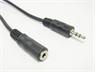 Patch Cord 3.5mm stereo plug~ to~3.5mm stereo socket - 1.5m [PATCHC 3,5ST-3,5STS]