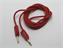 Test Lead Red 1m - PVC 0,5mm Square - 2mm Stackble 'Lantern' Banana Plugs 10A-30VAC/60VDC [XY-ML100/0,5E-RED]