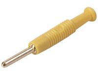 2mm Inline Miniature Banana Plug • Yellow [MST3YELLOW]