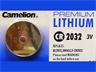 3V 229mAH Lithium Coin Cell Battery • 20 Ø x 3.2mm [CR2032]