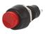 Midget Push Button Switch • Momentary • Form : SPST-0-[1] • 3A-125 VAC • Red-Button • Round Actuator [DS463R]