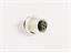 Circular Connector M12 A Code Female 5 Pole. Screw Lock Rear Panel Entry Front Fixing with 6mm x 1mm Ø PCB Contacts. PG9 - IP67 [PM12AF5R-P/9]