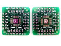 QFN 44 and 48 pin Breakout Board Dual Sided with 0.5mm Pitch [ACM QFN44/48P BREAKOUT BRD 5/PKT]