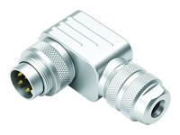 Circular Connector M16 Shield. Cable Male Angled 7 Pole Din Silver Plated Contacts Screw Lock 6Mm Cable Entry IP67 [99-5125-75-07]