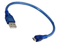 USB Cable 'A' Male to Micro USB42CM. Ideal for Raspberry PI [USB CABLE 42CM AM-MICRO]