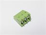 5mm Screw Clamp Terminal Block • 3 way • 16A - 250V • Straight Pins • Green [CLL5-3E]