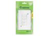Crabtree Classic 4 Lever 1 Way Switch 4X2 with Metal Cover Plate White 50x100mm [CRBT 18013/101]