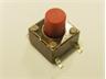Tactile Switch • Form : 1A - SPST (NO)/4Termn • 50mA-12VDC • 260gf • SMD • Red • Case Size : 6x6 ,Height : 7.0,Lever : 3.5mm [DTSM63R]