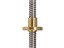 8mm x 500mm Right Handed Lead Screw with Brass Nut. T8 X 2 X 8: Thread Diameter 8mm, 2mm Pitch, Lead - 8mm Per Turn [BMT M8 LEAD SCREW+NUT 500MM]