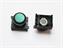 Push Button Actuator Illuminated Latching • Green Flush Lens • Black 30mm Bezel [P301LG]