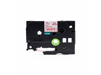 Brother Compatible Label Cartridge, TZE in Red on White Tape 18mm (8metres), AZE-242 = BRH TZE 242 [AZE-242]