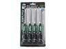 SD-2404 :: 4pcs Spanner type Security Screwdriver Set Chromium plated with non slip handle [PRK SD-2404]