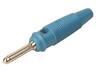 4mm Stackable Soldered Banana Plug • Blue [BULA 30K BLUE]
