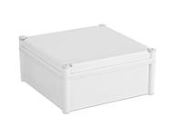 Plastic Waterproof ABS Enclosure, 1200g, Rated IP65, Size :280x280x130 mm, 3mm Body Thickness, Impact Strength Rating IK07, Box Body and Cover Fixed with Plastic Screws, Silicone Foam Seal, Internal Lug for Circuit Board or DIN Rail. [XY-ENC WPP24-02 PS]
