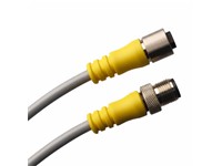 Cordset M8 B Coded 5 Pole Male - M12 A Coded 4 Pole Female - 1M PUR Shielded Cable IP67 [RSMSV5-M12AF/1M]