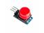 12mm x 12mm Tactile Switch with Colour Cap, Mounted on PCB 3Pin [HKD DTS24R WITH CAP ON PCB 3PIN]