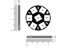 7-Bit WS2812 5050 RGB LED Ring Module 23 mm (0.9 inches) [HKD WS2812 NEOPIXEL RING-7 LED]