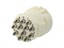 Circular Connector M23 Signal Female Solder Insert Screw- 12 Pole for 12 x 1mm Contacts - 8/20A @ 500VAC Max. [7001912104]