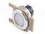Push Button Actuator Illuminated Momentary • White Flush Lens • Aluminium 35mm Flush Bezel [P351MWA]