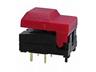 Pushbutton Switch Snap-Action SPDT Momentary 12MA 24VDC OF=170gf +/- 50gf [SP86A1 RED]
