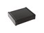 Enclosure Alluminium Extruded 120X103X53 with Black Plastic Ends [1455L1202BK]
