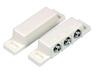 Magnetic Switch N/o N/c 500Ma@12vdc & 250Ma@30vdc Open And Closed, Screw Terminals, Size : 64.5X14mm Colour Ivory [MAG N/O N/C]