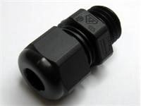 Polyamide Cable Gland M12X1.5 for Cable 2-5mm Black in Colour [CGP-M12X1,5-01-BK]