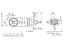 Panel-Mount Rotary Switch • Form : 1P-12pos • 300mA-125VAC • Solder-Lug • Rotor-Shaft Actuator [RSW 1P 12W SL40]
