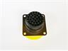 Circular Connector MIL-DTL-26482 Series 1 Style Bayonet Lock Square Flange Panel Receptacle Female 32 Pole #20 Crimp Contact 7,5A 600VAC/850VDC(KPSE02E-18-32S)(PT02SE-18-32S)(85102R1832S50) [MS3122E-18-32S]