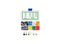 400PCS-8 Kinds E0506-E6012 Cold Crimp Terminals Kit with Box [HKD 400PC BOOTLACE FERREL KIT]
