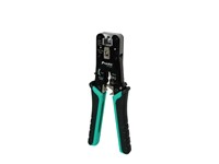 RJ45 Pass Through Modular Crimper Ratchet Type 195mm - Applications: RJ45, CAT.6A, CAT.7, RJ11/12/6P, End Pass plugs [PRK CP-376AR]