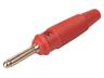 4mm Stackable Soldered Banana Plug • Red [BULA 30K RED]