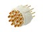 Circular Connector M23 Signal Male Solder Insert - 17 Pole, for 17x 1mm Contacts - 8A @ 400VAC Max. [7001917103]