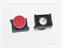 Push Button Actuator Illuminated Momentary • Red Flush Lens • Red 30mm Bezel [P301MRR]