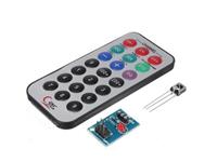MCU HX1838 IR Remote Control Kit-- uses CR2025 Battery- Not Included [BMT IR REMOTE CONTROL KIT NEC]