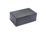 ABS Plastic Box With Screw Lid In Black L-202MM X W-122MM X H-77MM [ABSE55 BLACK]