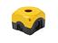 Enclosure Plastic Yellow Top Black Bottom 1 Hole = 22mm [LPZP1A5]