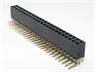 50 way 2.54mm PCB Right Angled Pins DIL Female Socket Header [727500]
